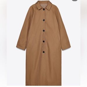 ZARA ZW COLLECTION REVERSIBLE TRENCH COAT